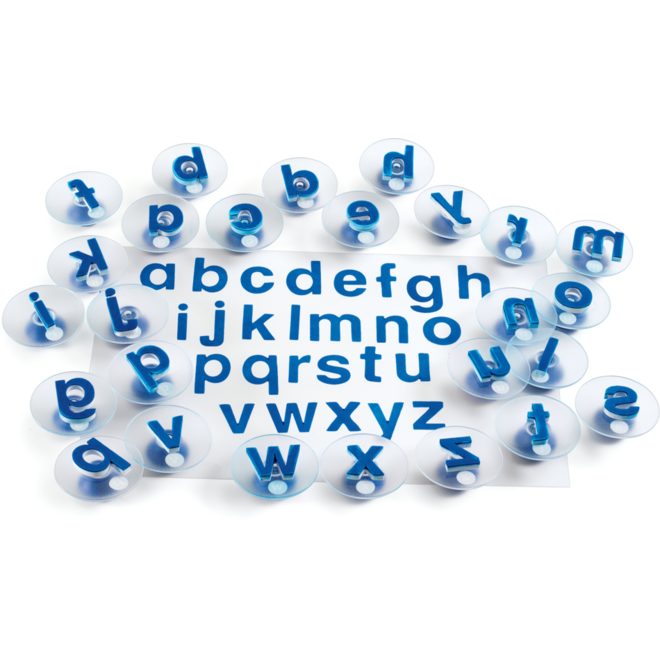 Stempelset kleine letters 75 mm alfabet, 26 stuks