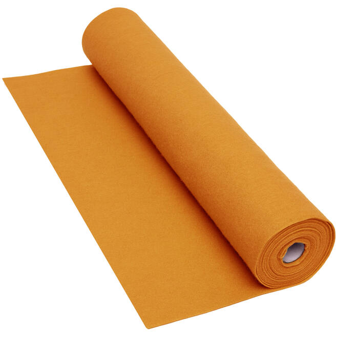 Vilt 45 x 500 cm oranje