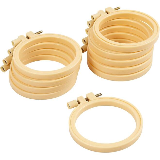 Borduurframe 9,5 cm, 10 stuks