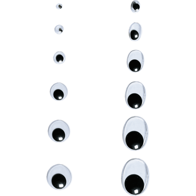 Plakogen beweegbaar 7 mm zwart/wit