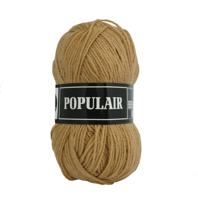Breigaren populair acryl zandkleur 50 gram, 120 meter