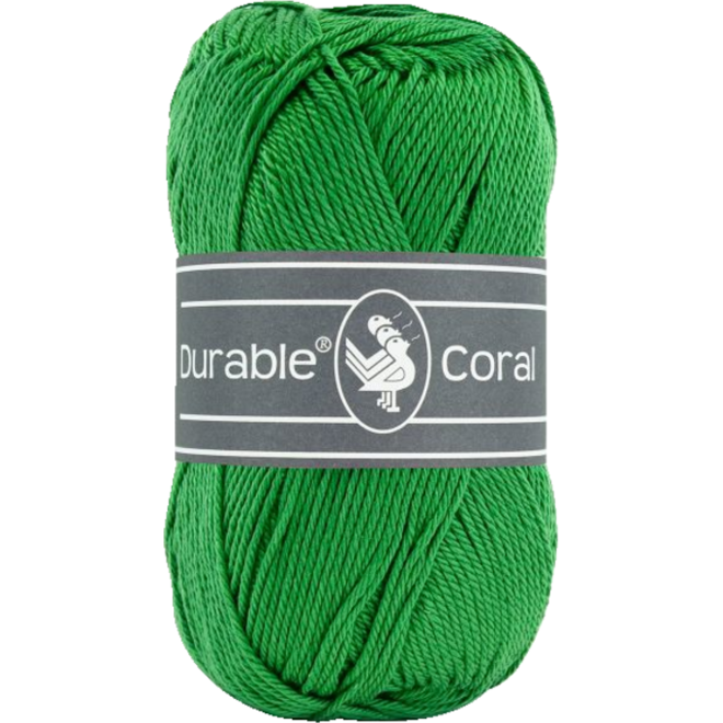 Breigaren Durable Coral Katoen groen 50 gram, 125 meter