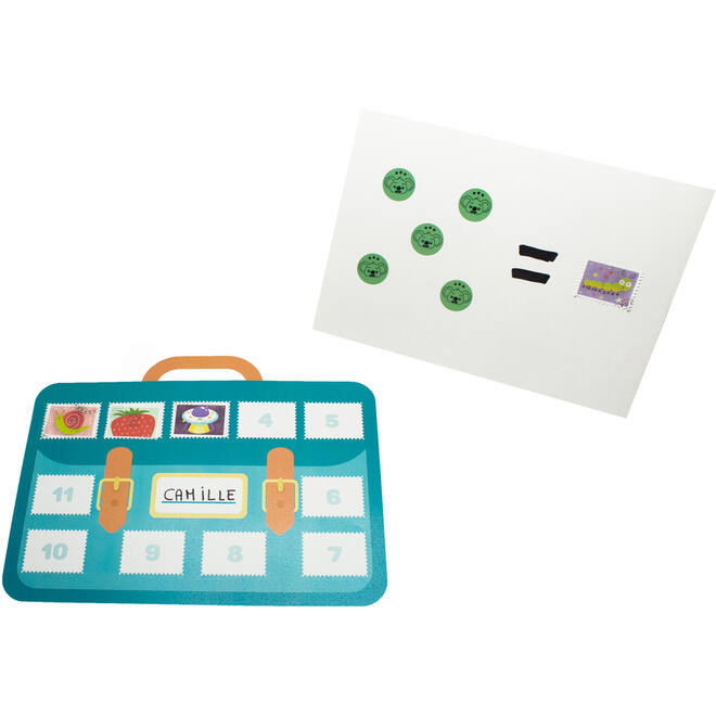 Postzegelstickers, 425 stuks