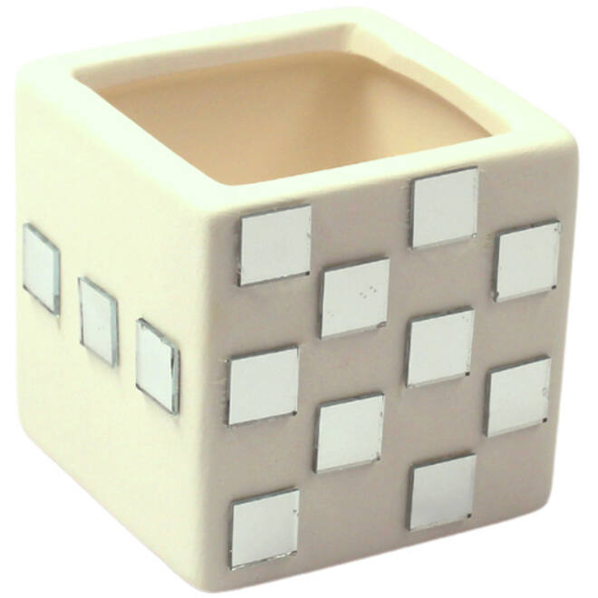 Mozaïek spiegelstickers 1,3 x 1,3 cm, 500 stuks