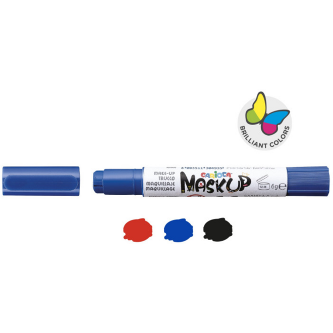 Mask-up schminkstiften Carioca klassenset, 24 stuks