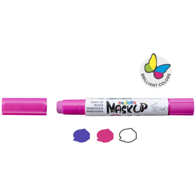 Mask-up schminkstiften Carioca klassenset, 24 stuks