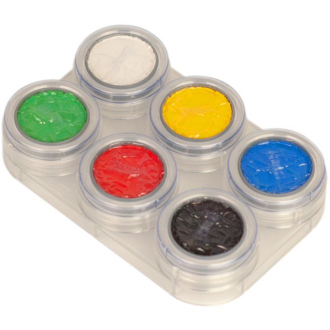 Schminkpallet professional, 6 kleuren