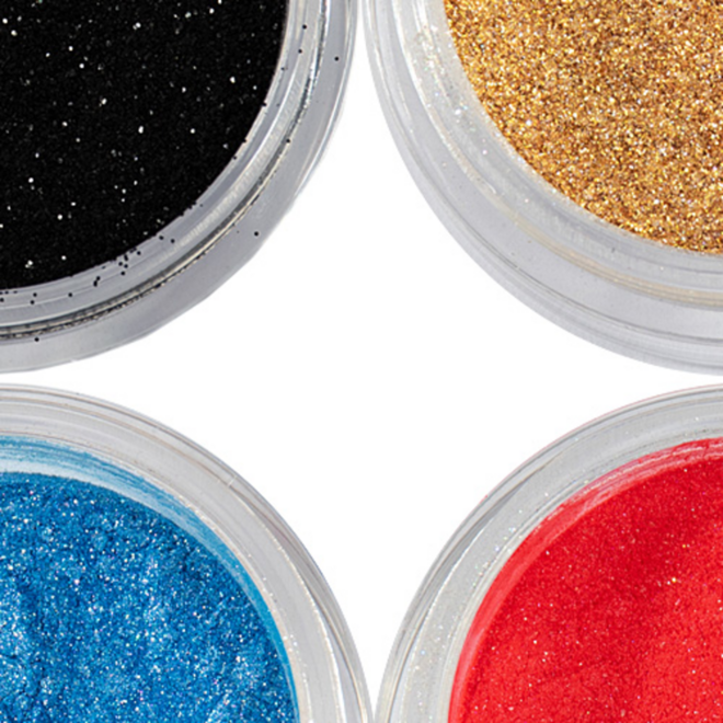 Schmink Hero glittertattoo set