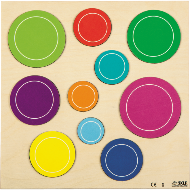 Rolf Puzzels - Reliëfpuzzelserie ontdek de grootte set 3, 3 stuks
