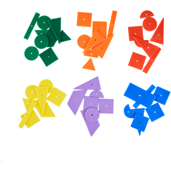 Rolf More - Hamertje tik Geo figurenset, 144 stuks
