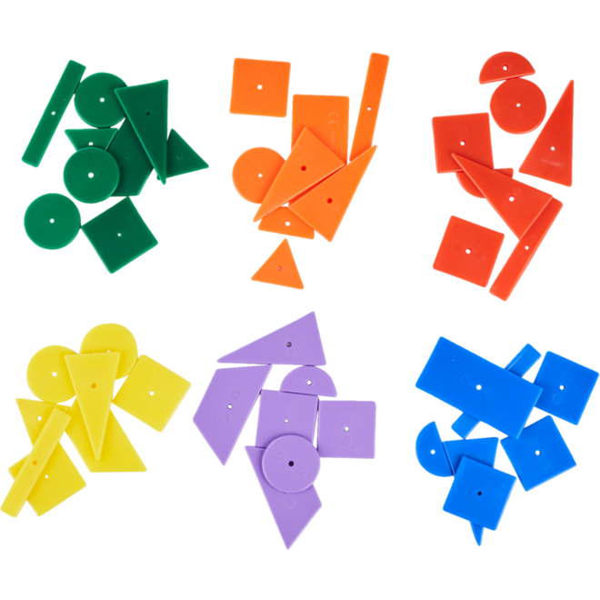 Rolf More - Hamertje tik Geo figurenset, 144 stuks