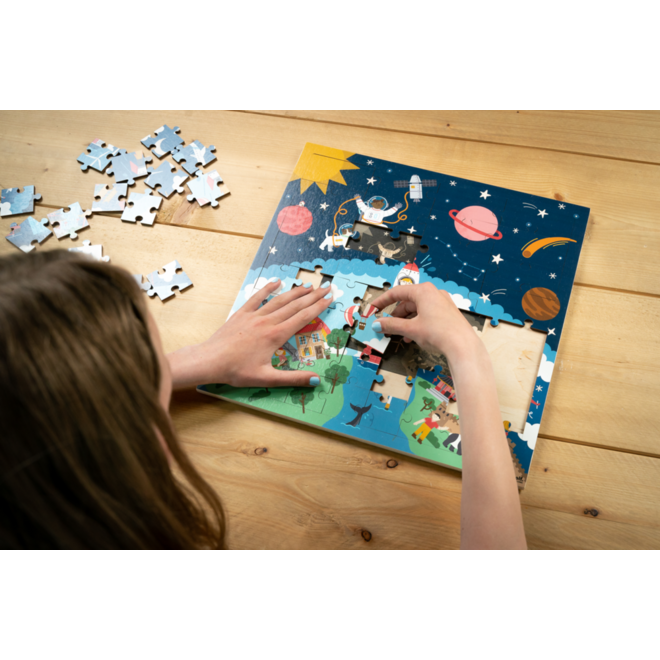 Rolf Puzzels - Puzzel boven en onder de grond - heelal