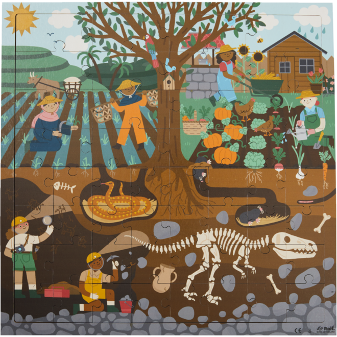 Rolf Puzzels - Puzzel boven en onder de grond - voedsel verbouwen