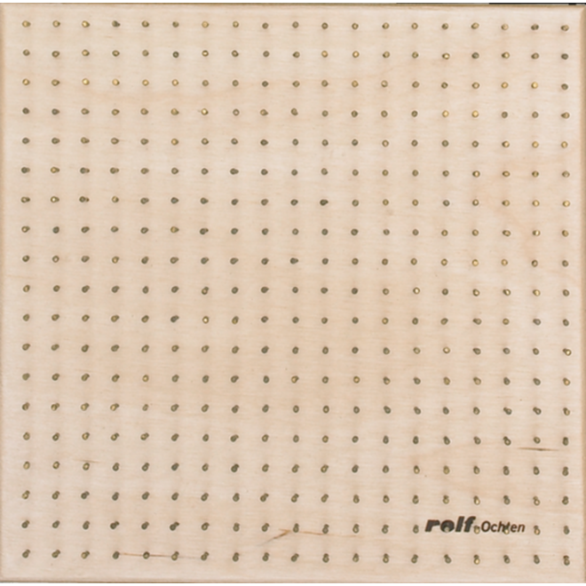 Rolf More - Kralenplank vierkant hout
