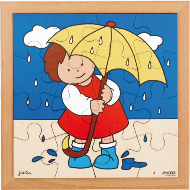 Rolf Puzzels - Puzzel herfst, 16 stukjes