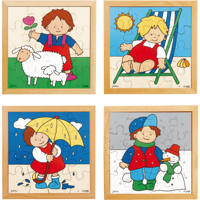 Rolf Puzzels - Puzzelserie jaargetijden