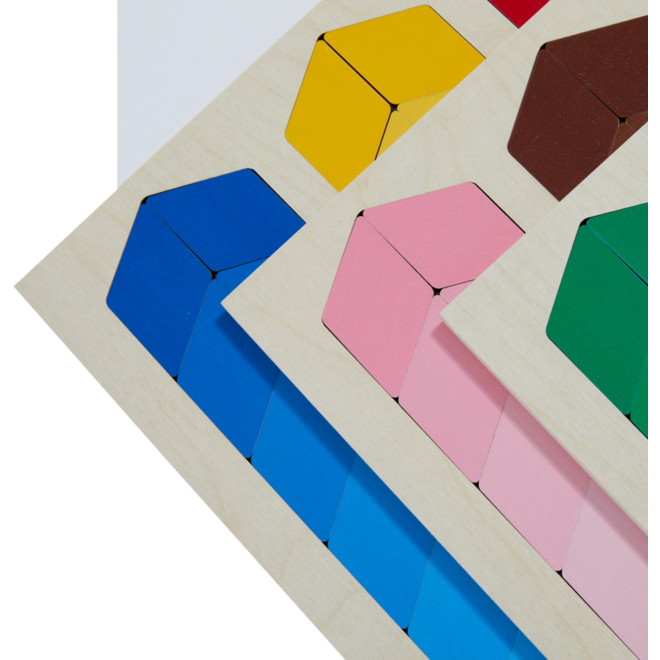 Rolf Puzzels - Puzzelserie Kleurnuance, set van 3 stuks