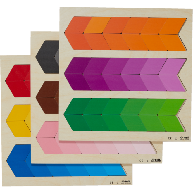 Rolf Puzzels - Puzzelserie Kleurnuance, set van 3 stuks