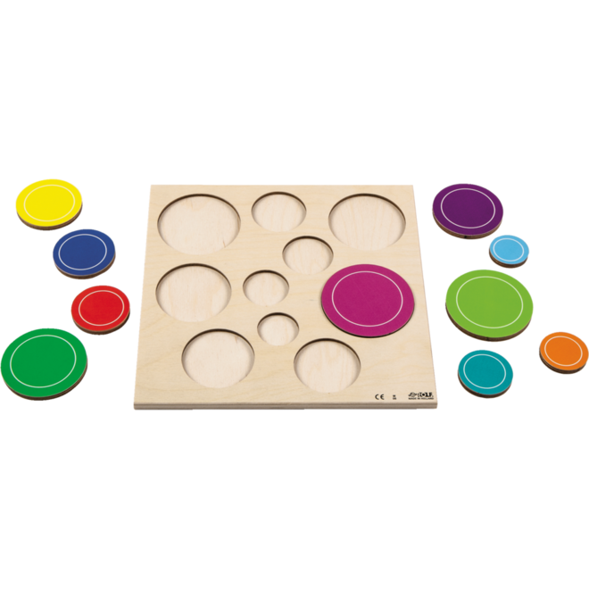 Rolf Puzzels - Reliëfpuzzelserie ontdek de grootte, 2 stuks