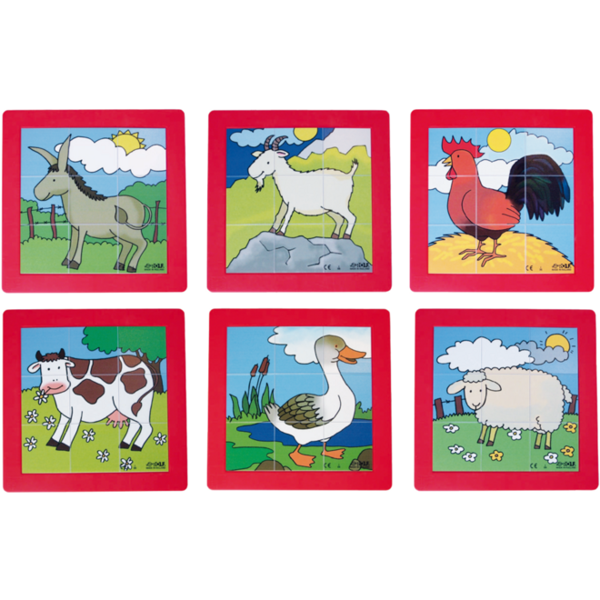 Rolf Puzzels - Puzzelserie boerderijdieren, kunststof
