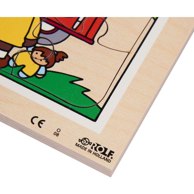 Rolf Puzzels - Puzzelserie transport 1, 12 stukjes per puzzel