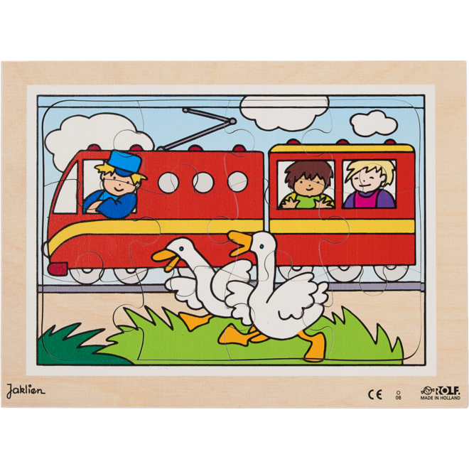 Rolf Puzzels - Puzzelserie transport 2, 12 stukjes per puzzel