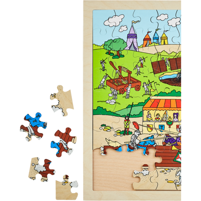 Rolf Puzzels - Puzzel ridders, 99 stukjes