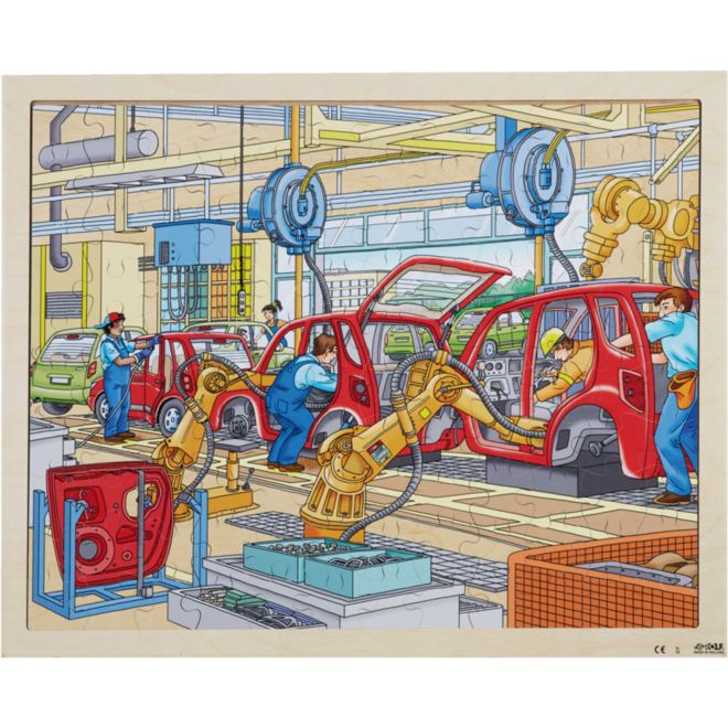 Rolf Puzzels - Techniekpuzzel autoproductie, 120 st.