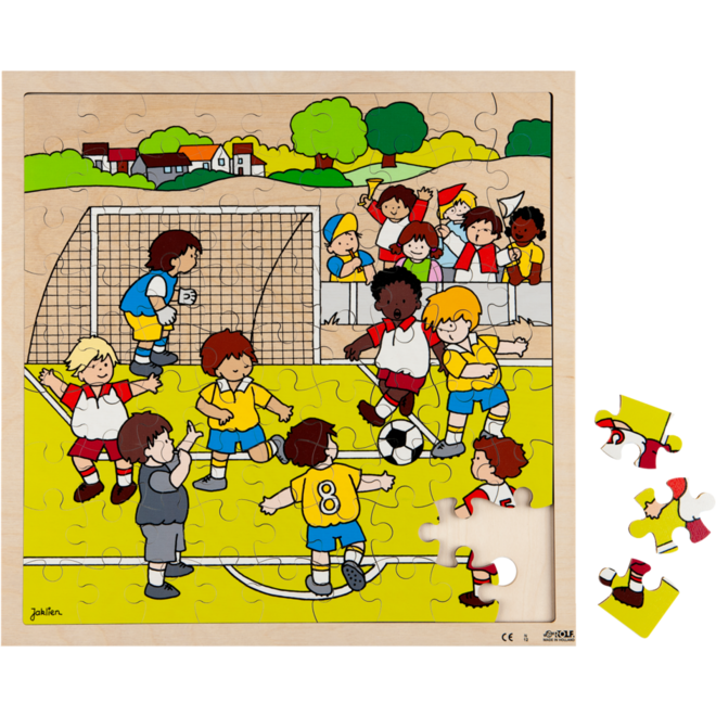 Rolf Puzzels - Puzzel voetbal, 81 stukjes