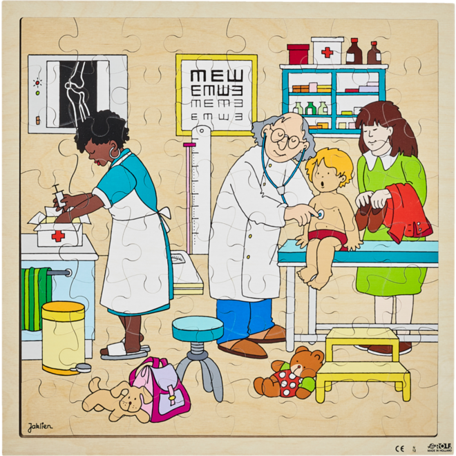 Rolf Puzzels - Puzzel eerste hulp, 64 stukjes