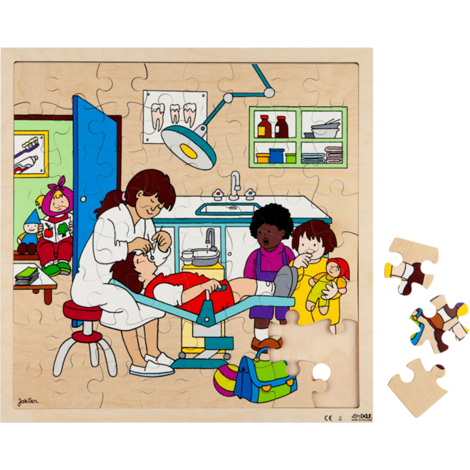 Rolf Puzzels - Puzzel tandarts, 64 stukjes