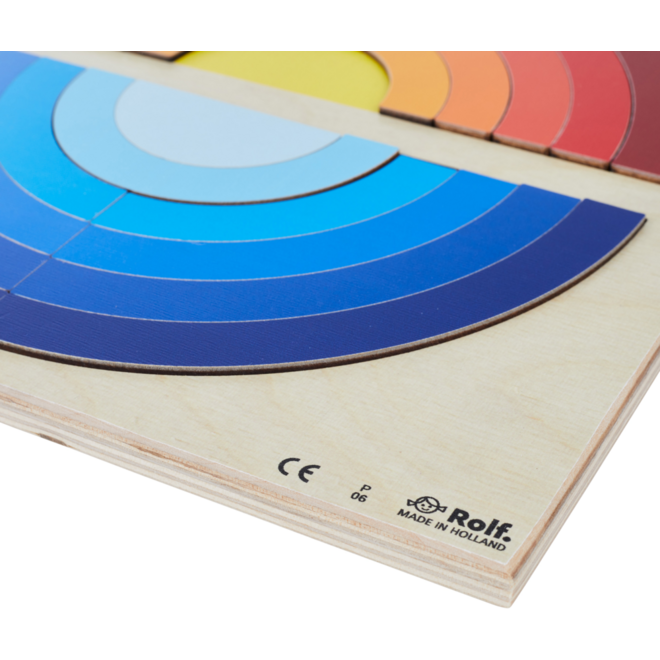 Rolf Puzzels - Reliëfpuzzel ontdek de grootte: zonsondergang, 19 stukjes