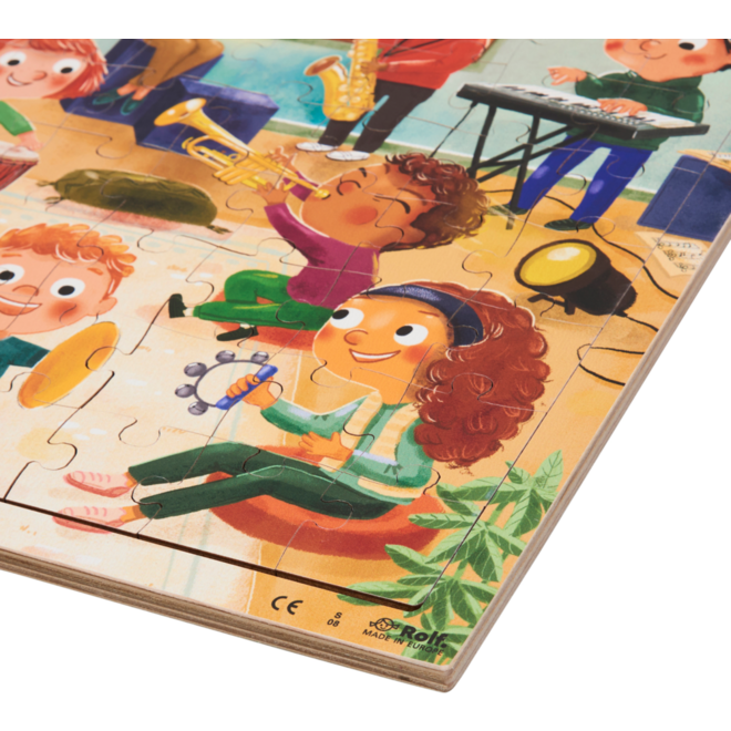 Rolf Connect - Puzzel de band, 81 stukjes