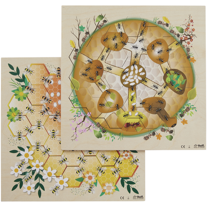 Rolf Puzzels - Puzzelserie bijen en mieren