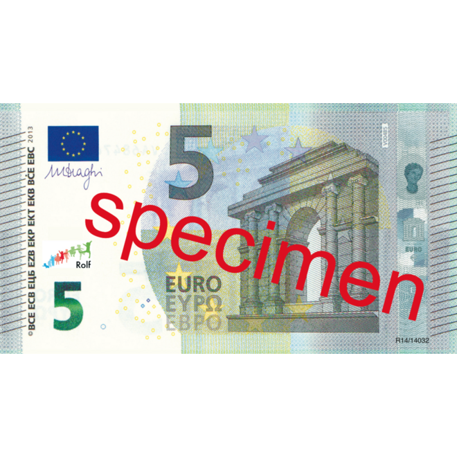 Rolf More - Bankbiljet   5 euro, 100 stuks