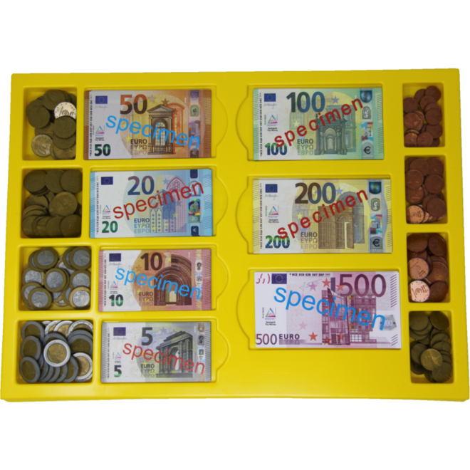 Rolf More - Eurogeld sorteerset voor 2 leerlingen