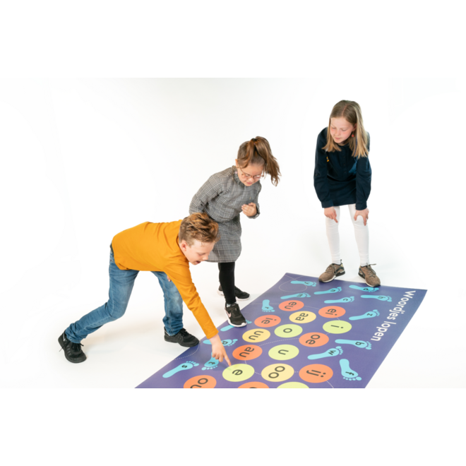Rolf More - Woordjes lopen alle klanken, 100 x 200 cm, vinyl