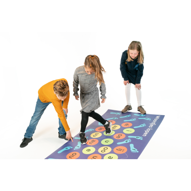 Rolf More - Woordjes lopen alle klanken, 100 x 200 cm, vinyl