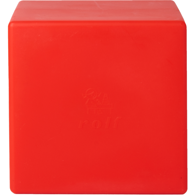Rolf More - Bouwkubus rood