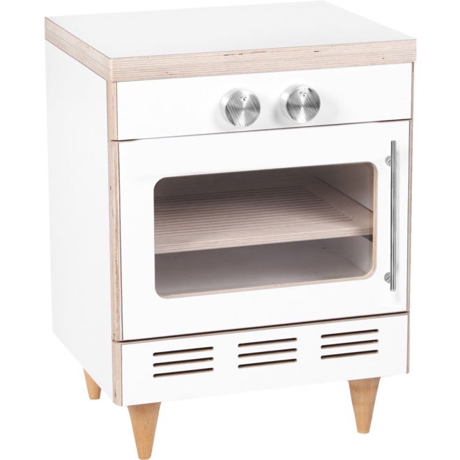Rolf More - Oven wit met blank gelakte accenten