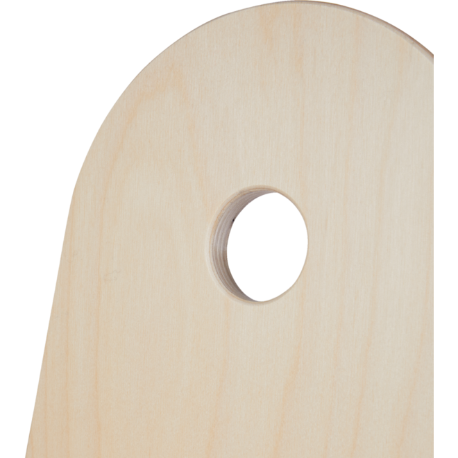 Rolf More - Stoel Rondo kleuteruitvoering naturel hoogte 30 cm gemonteerd