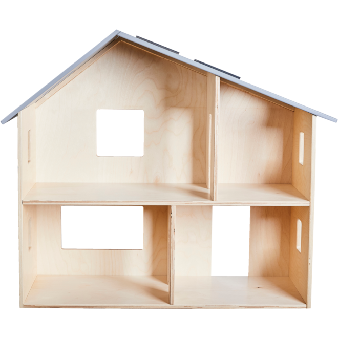 Rolf More - Poppenhuis groot met zonnepanelen