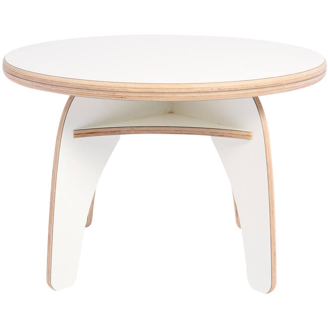 Rolf More - Ronde tafel, wit, hoogte B2 (53 cm)
