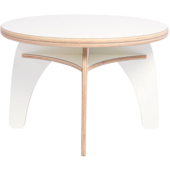 Rolf More - Ronde tafel, wit, hoogte B2 (53 cm)