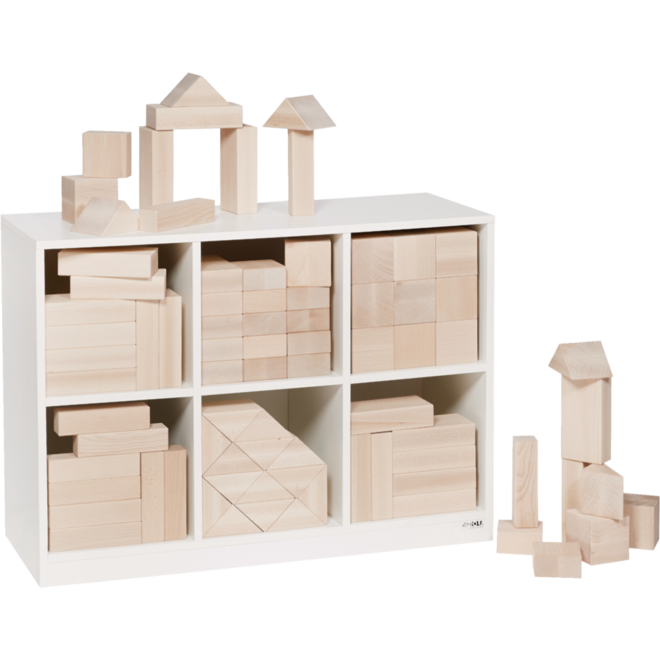 Rolf More - Haagse set 10 x 10 cm inclusief kast wit