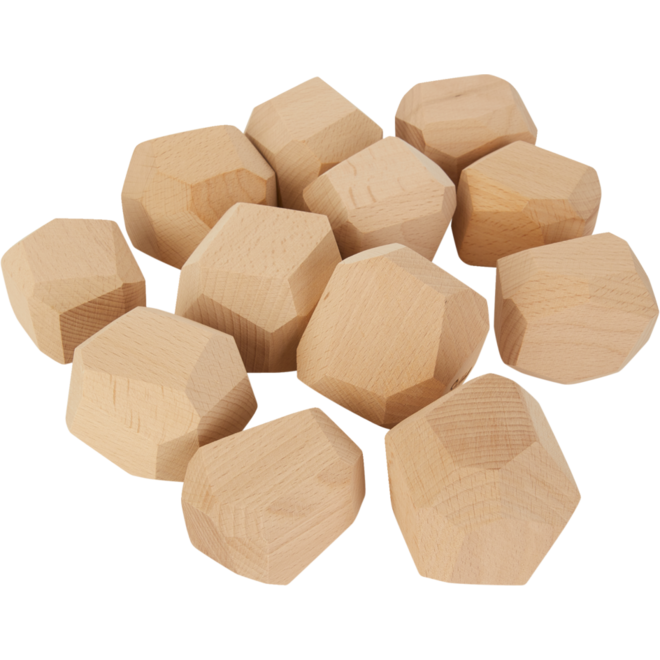 Stekkels set van 12 stuks, 6 medium en 6 large