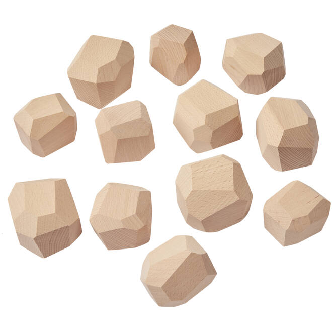 Stekkels set van 12 stuks, 6 medium en 6 large