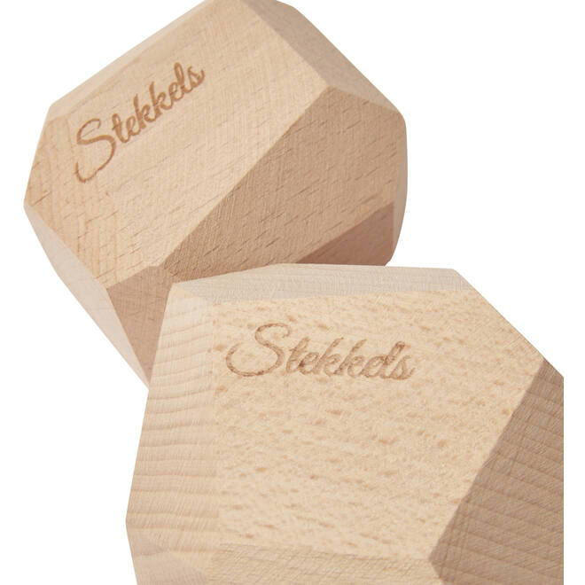 Stekkels set van 12 stuks, 6 medium en 6 large