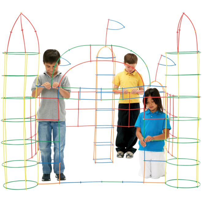 Rietjes en connectoren basisset, 400 delig