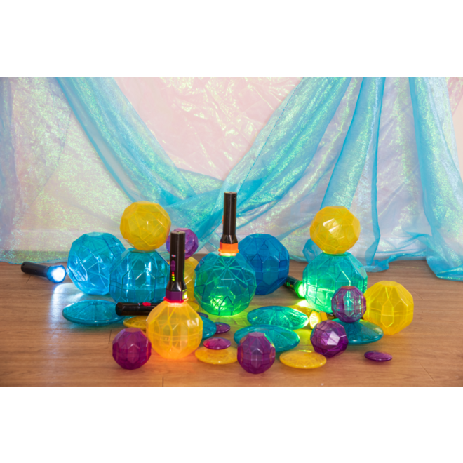 Stralende bouwstenen kleur, 12 stuks